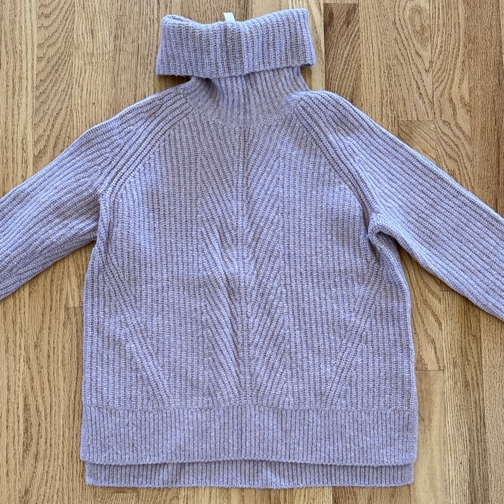 Madewell Women's Turtleneck Sweater - Soft Purple/Pink